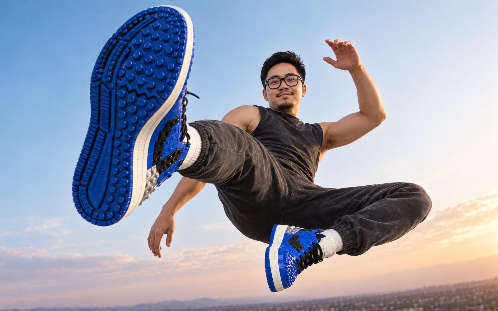 Founder mid-air in the HI 01